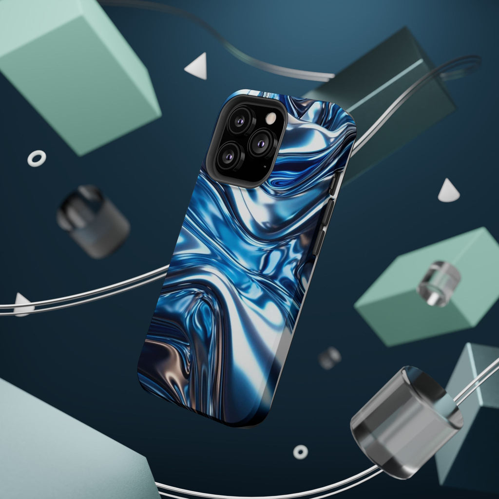 Blue holographic case