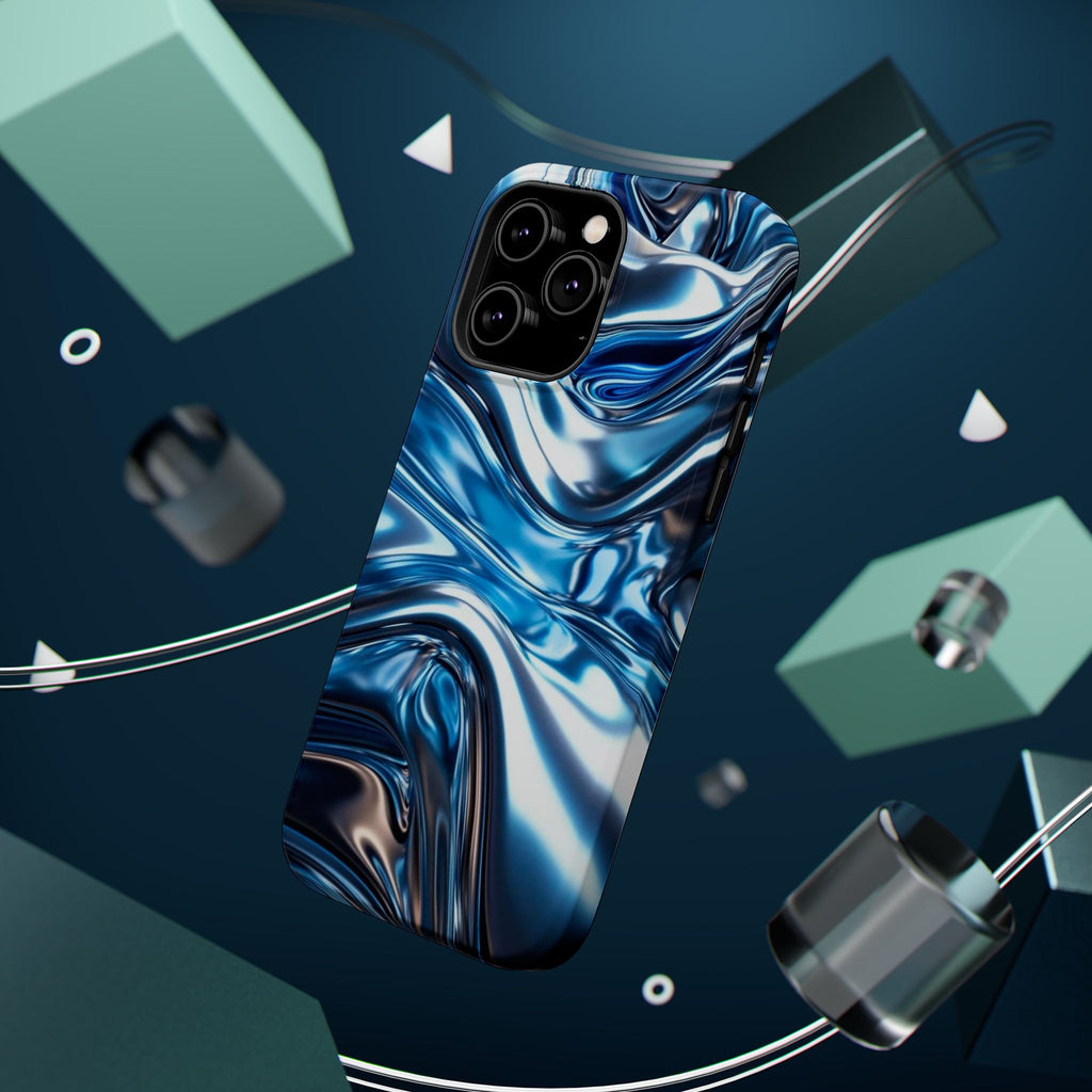 Blue holographic case
