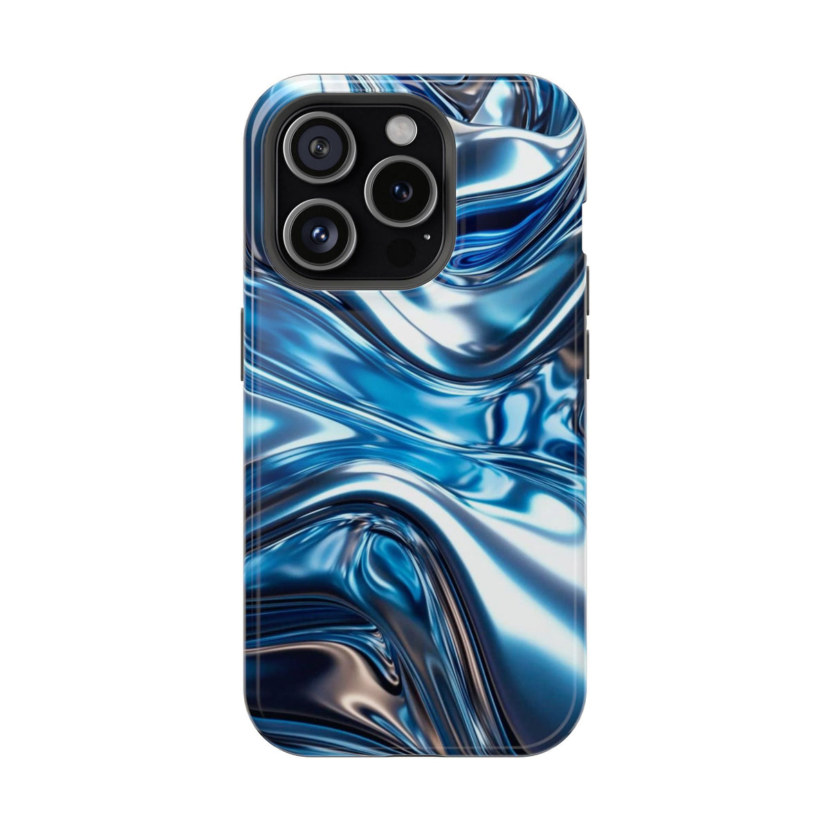 Blue holographic case