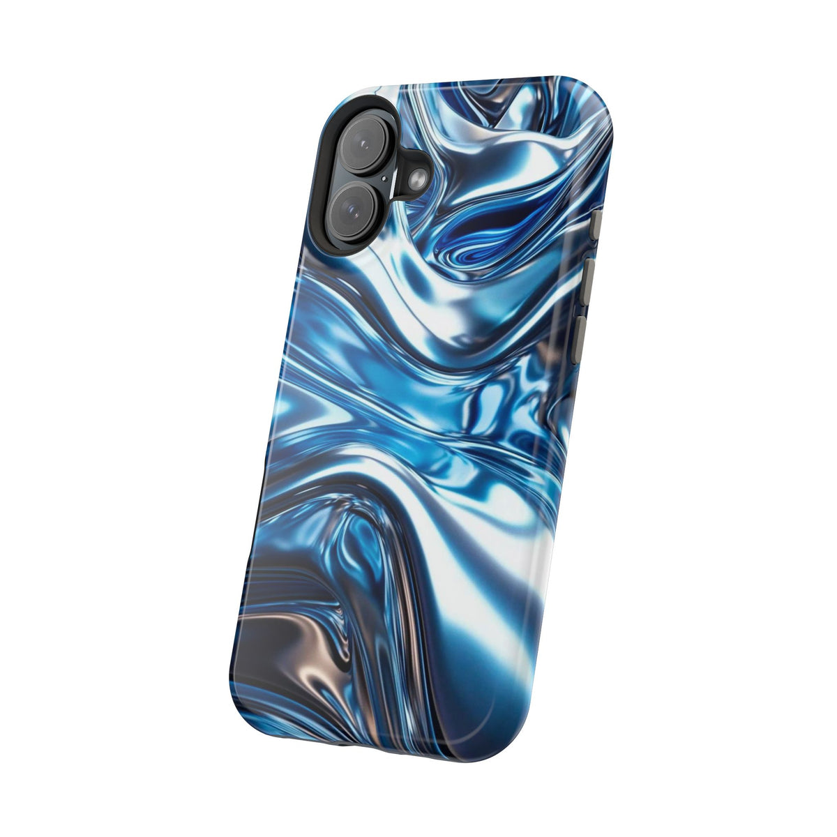 Blue holographic case