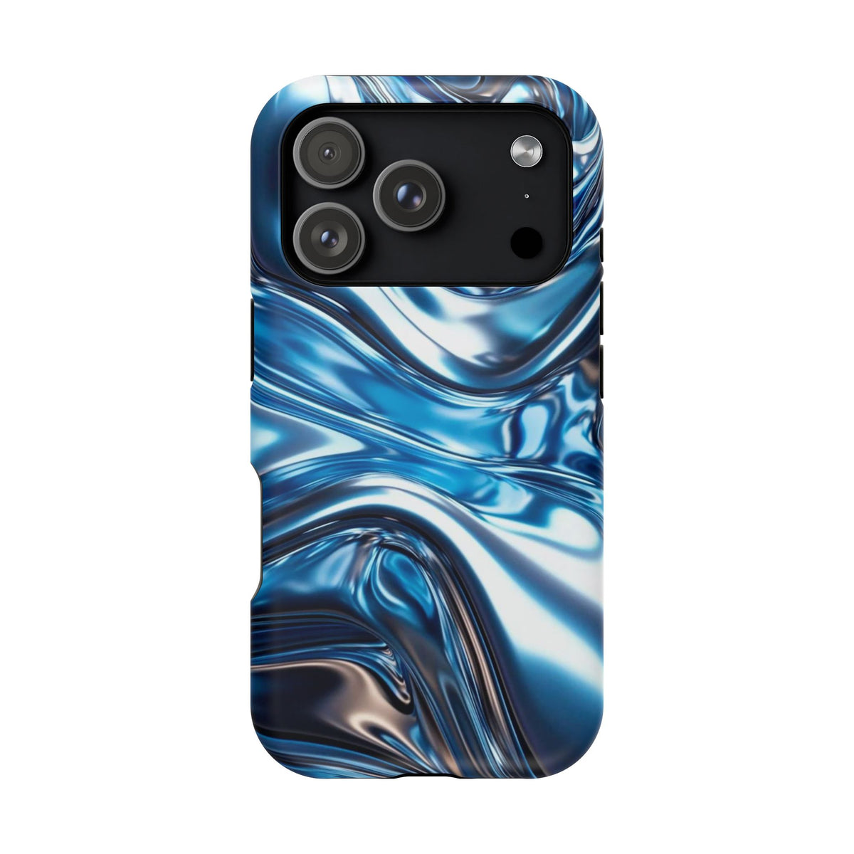 Blue holographic case