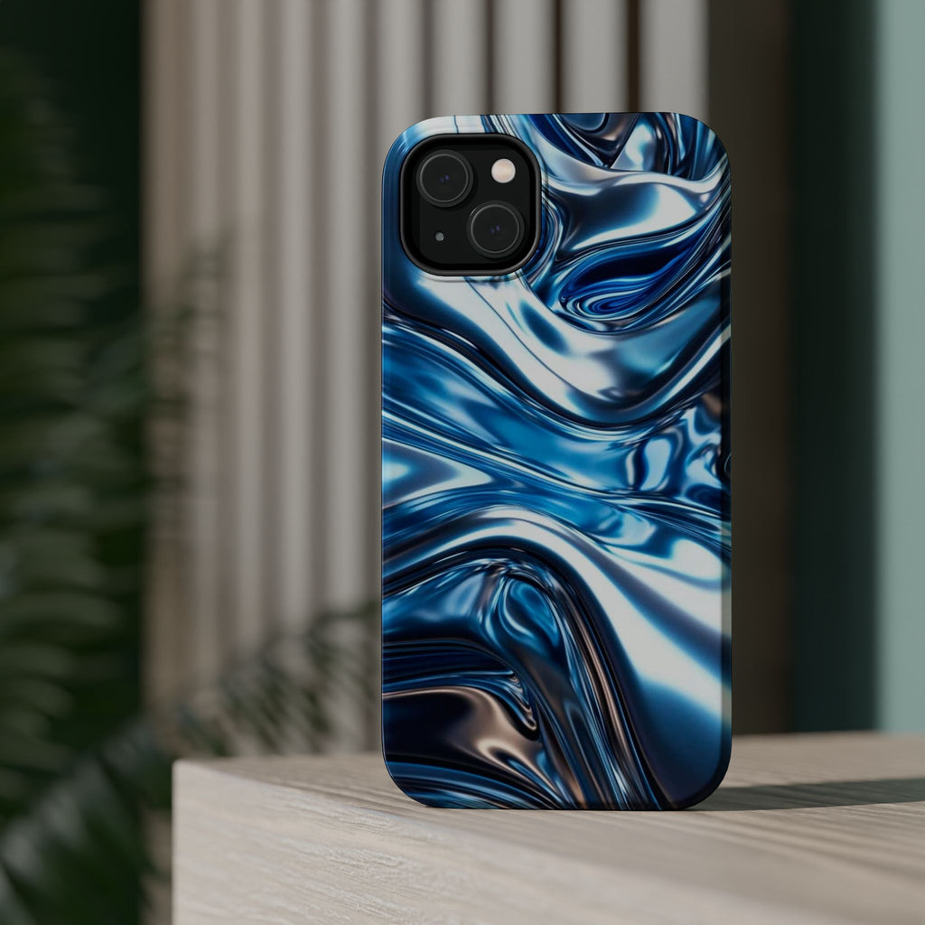 Blue holographic case