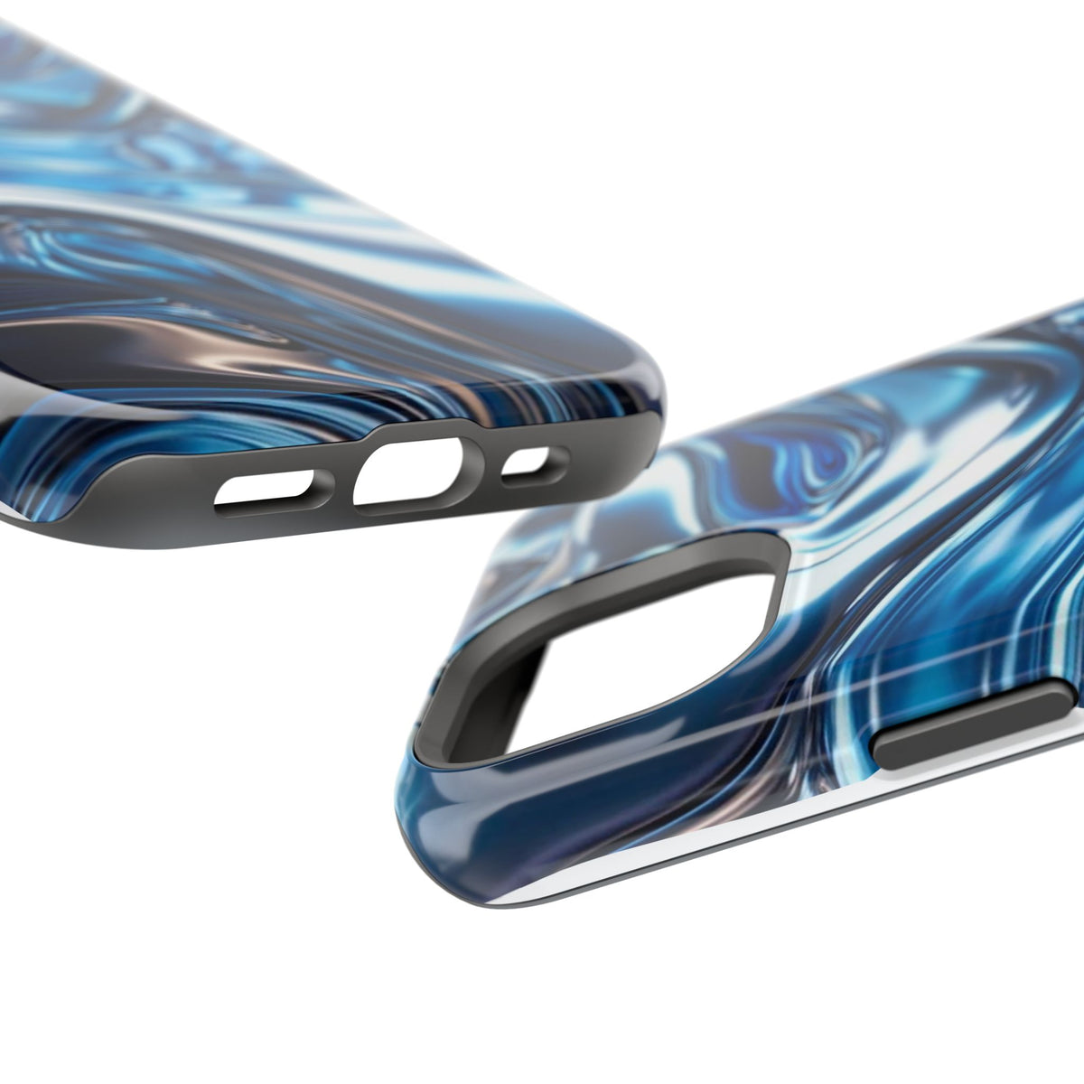 Blue holographic case
