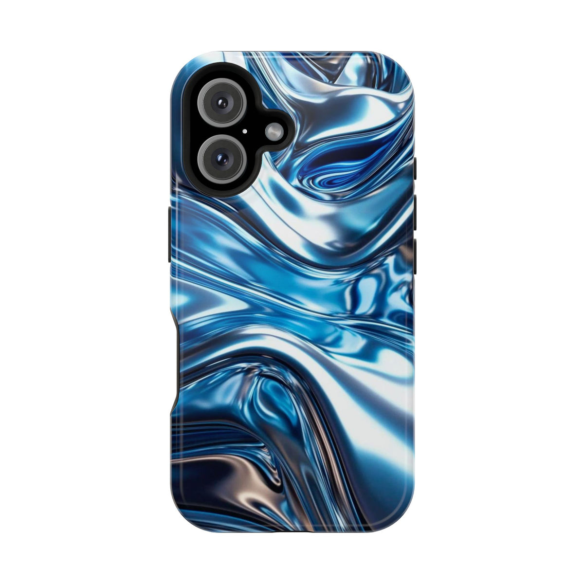Blue holographic case