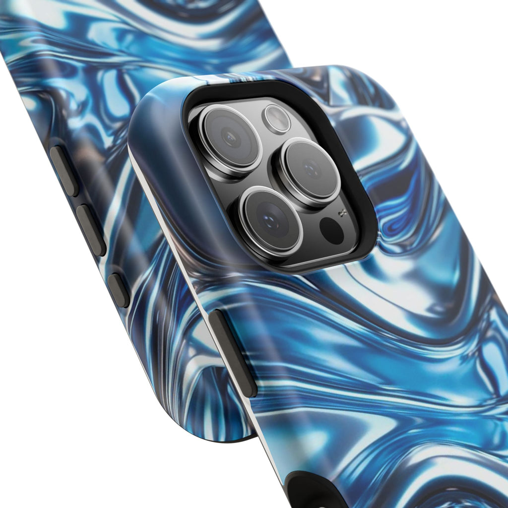 Blue holographic case