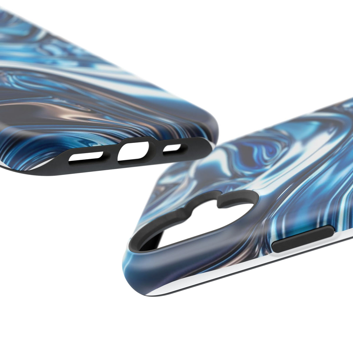 Blue holographic case