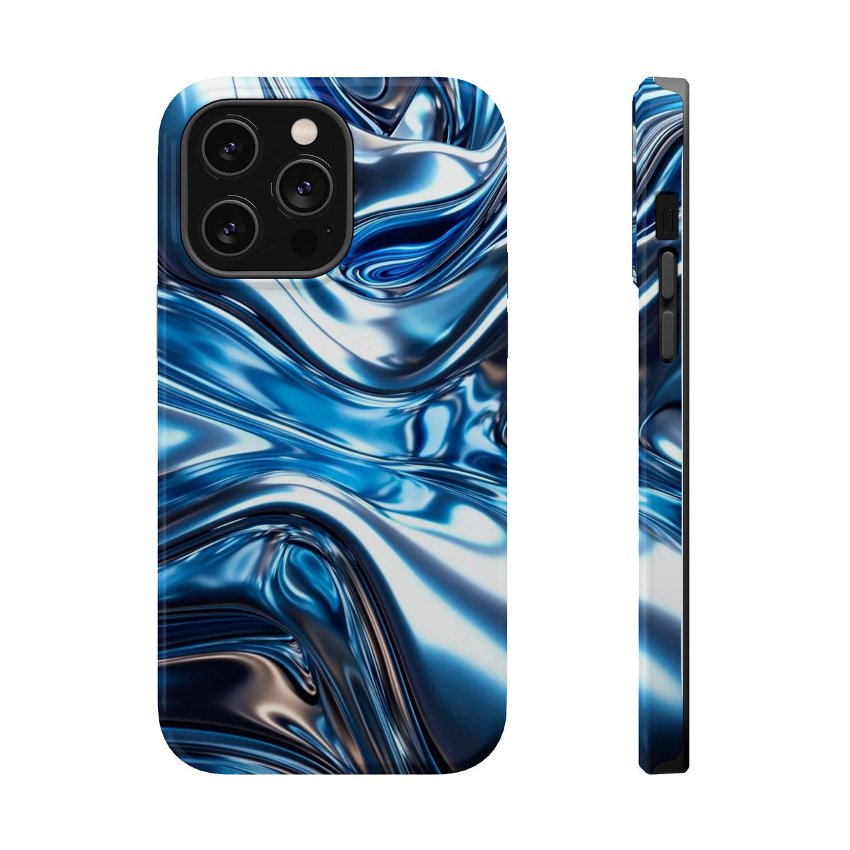 Blue holographic case