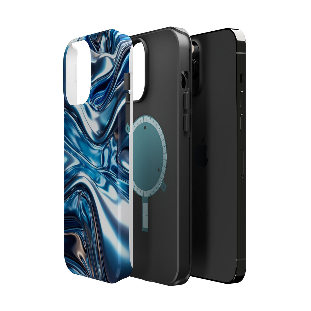 Blue holographic case