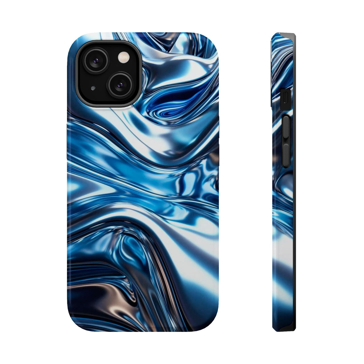 Blue holographic case