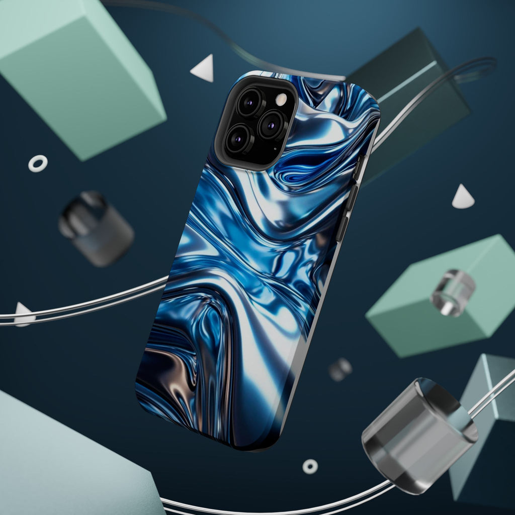 Blue holographic case
