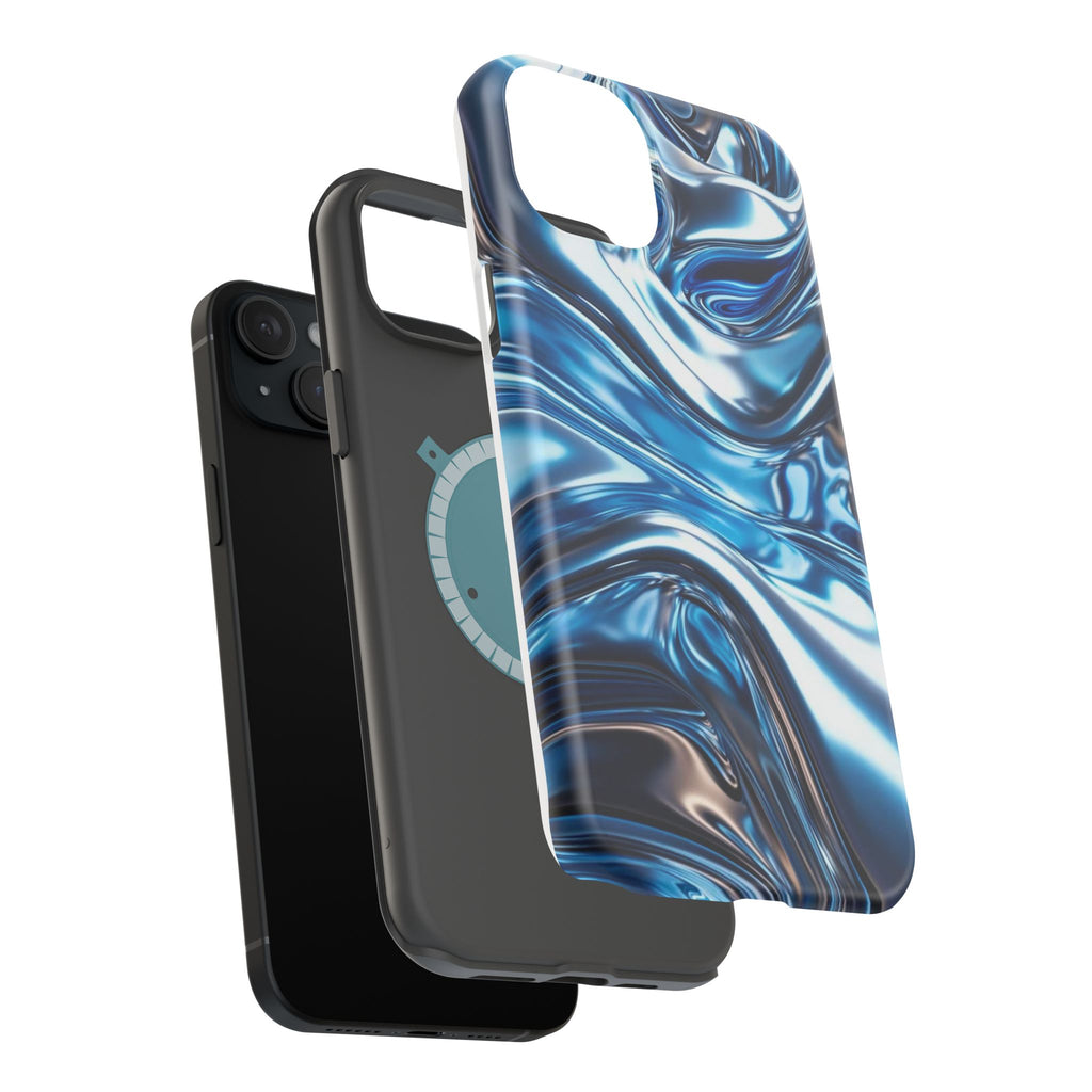Blue holographic case