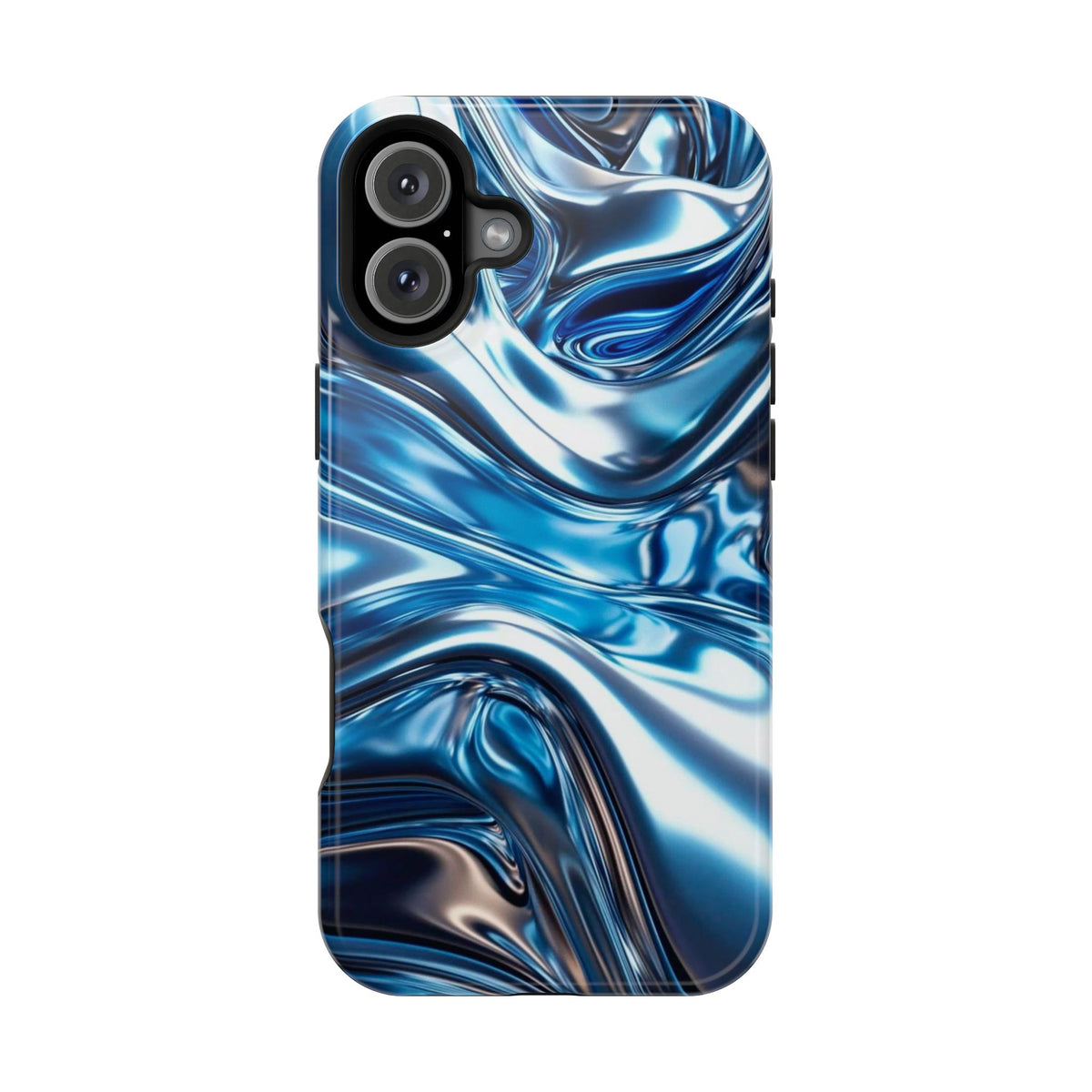 Blue holographic case