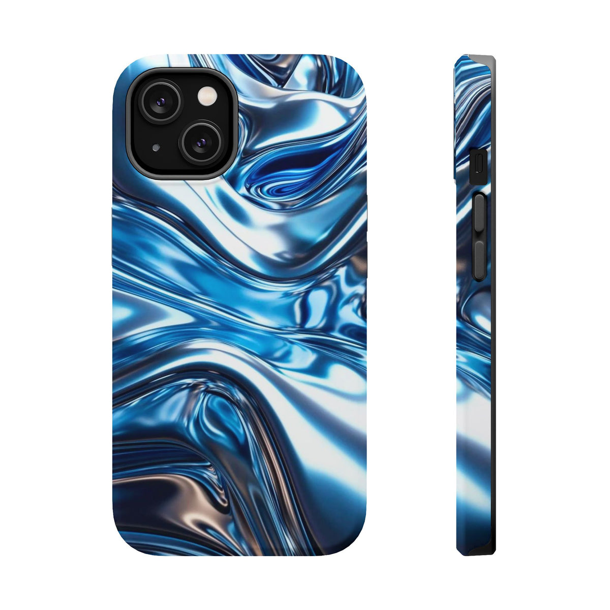 Blue holographic case