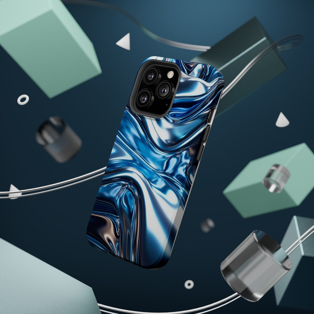 Blue holographic case