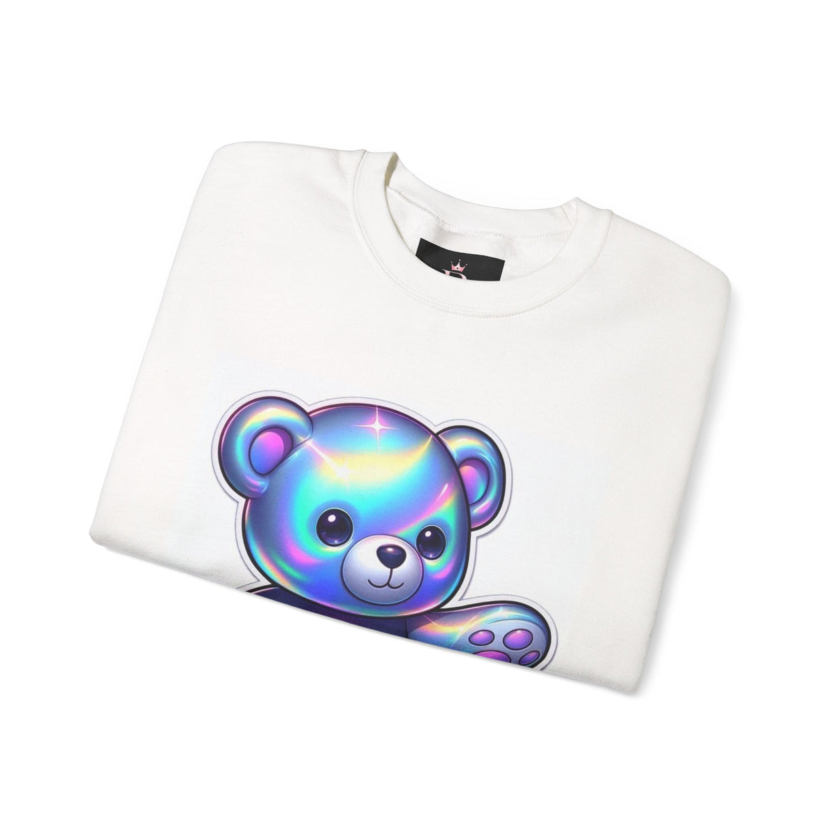 Cute blue teddy Crewneck Sweatshirt