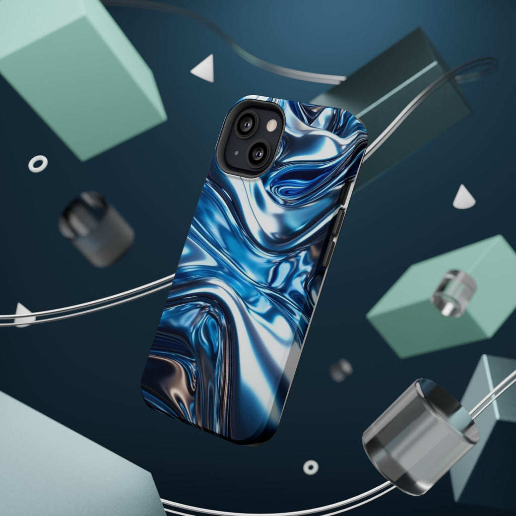 Blue holographic case