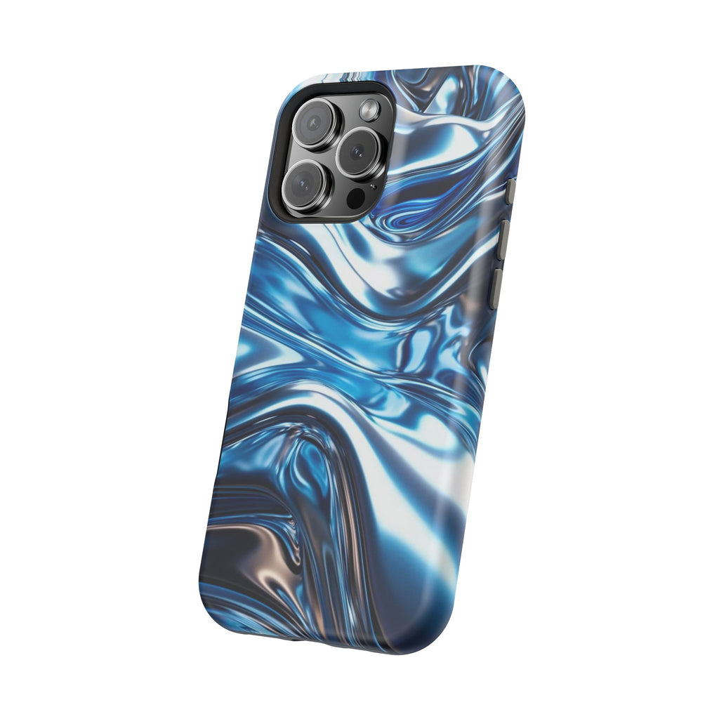 Blue holographic case