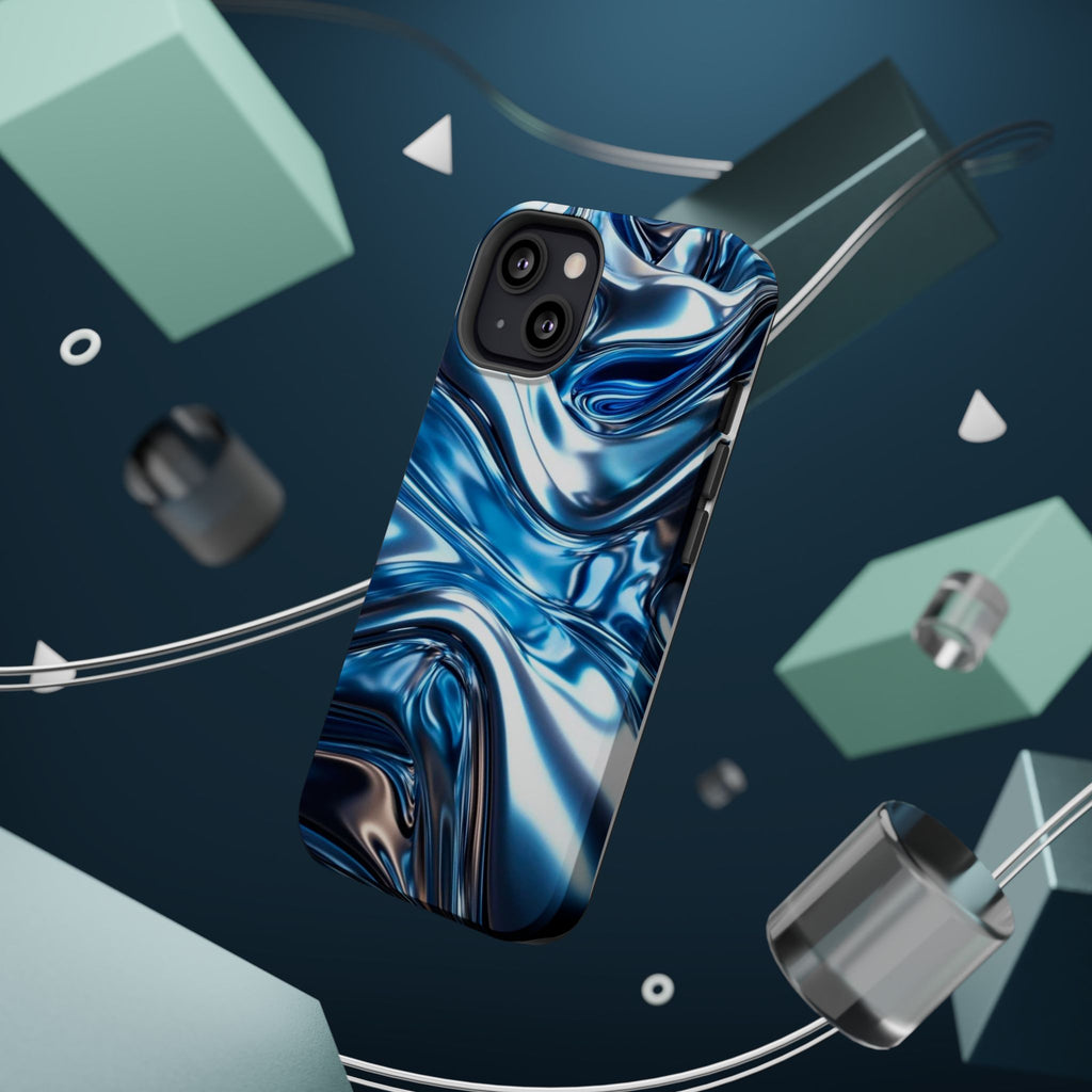 Blue holographic case