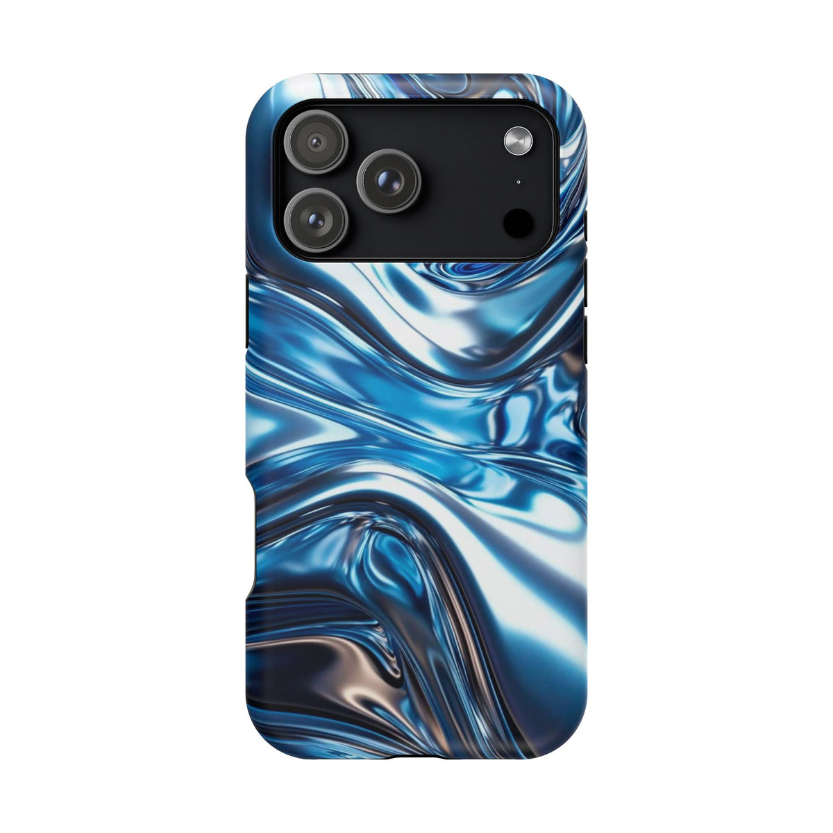 Blue holographic case