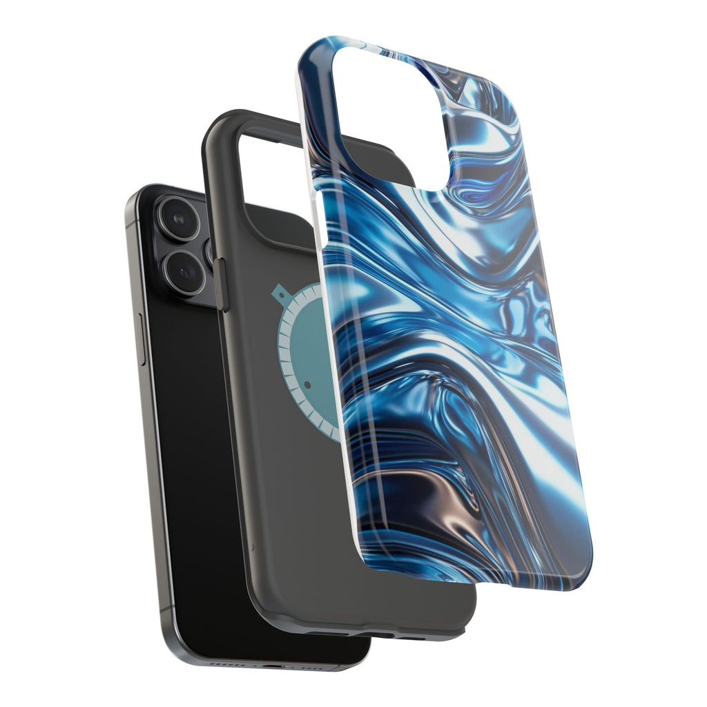 Blue holographic case