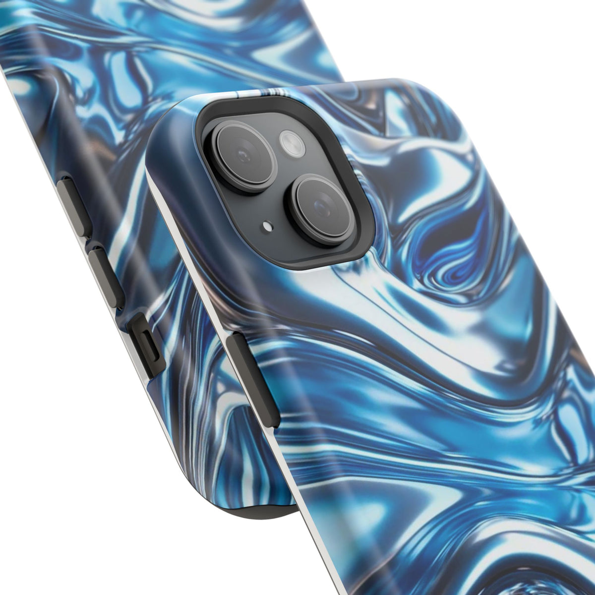 Blue holographic case
