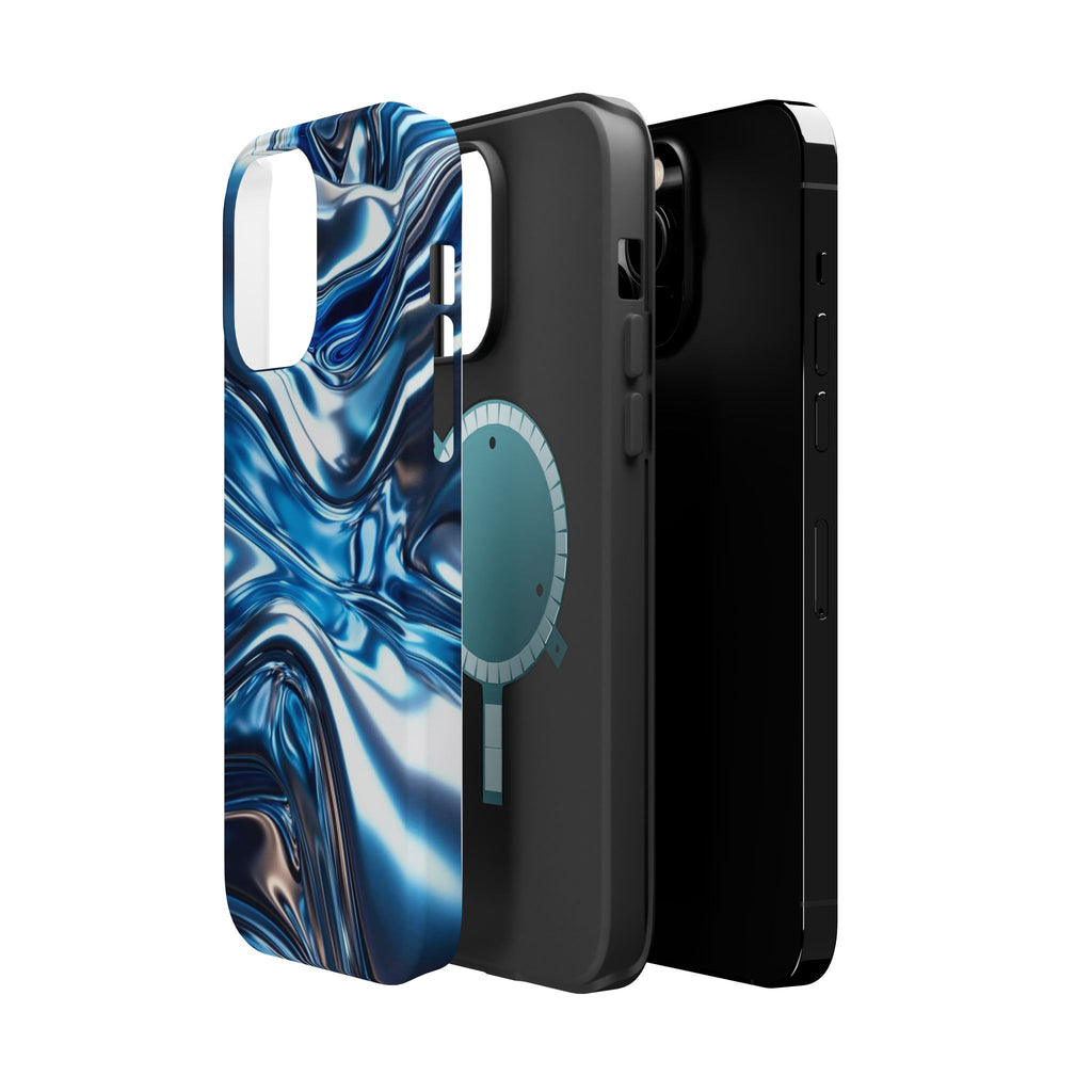 Blue holographic case
