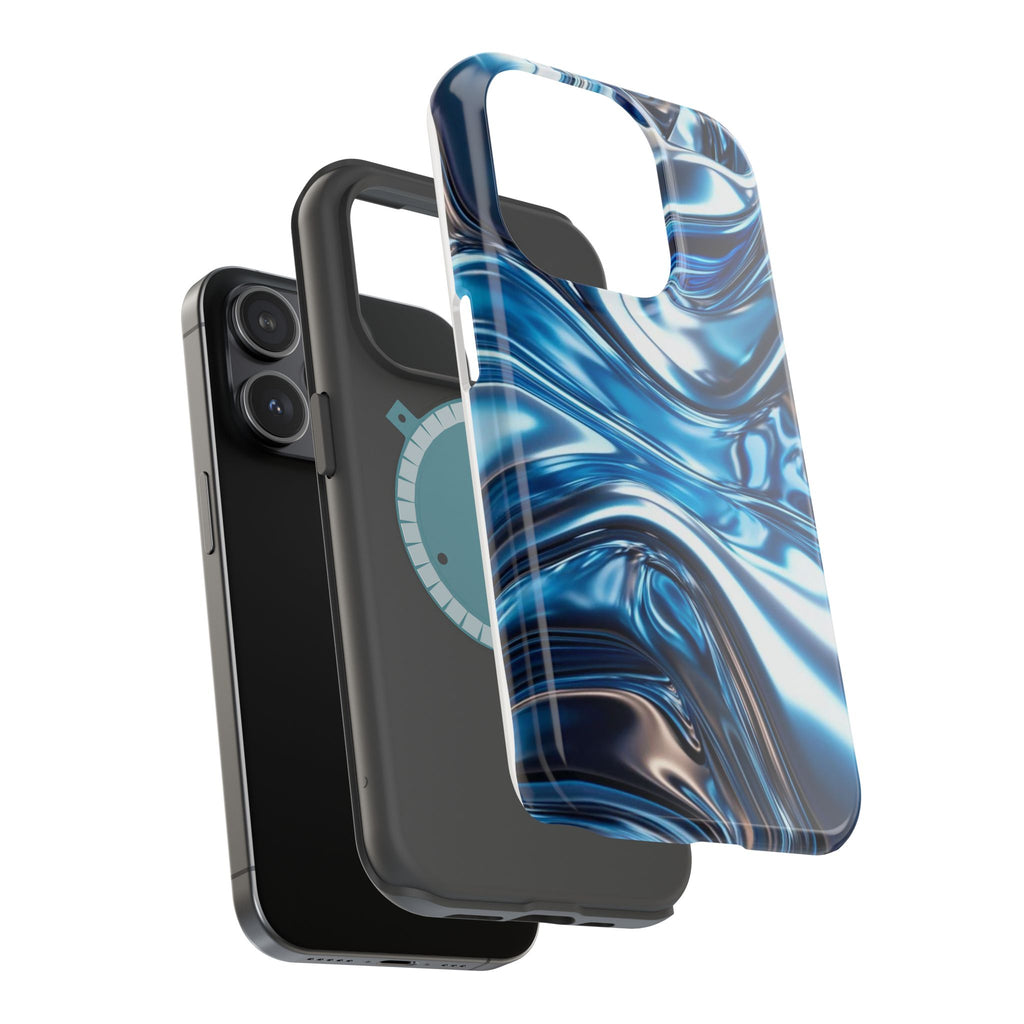 Blue holographic case