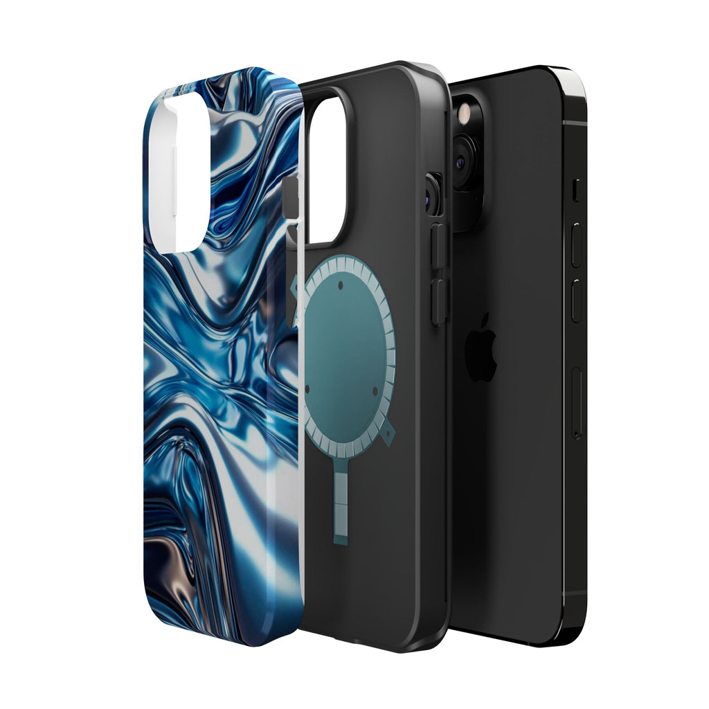 Blue holographic case