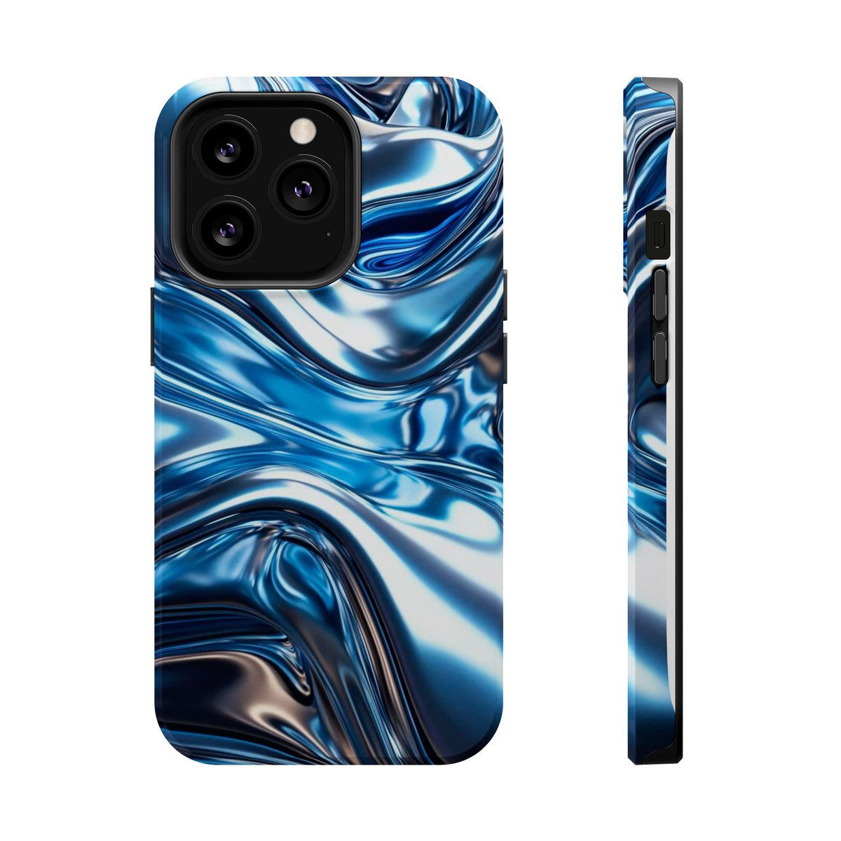 Blue holographic case