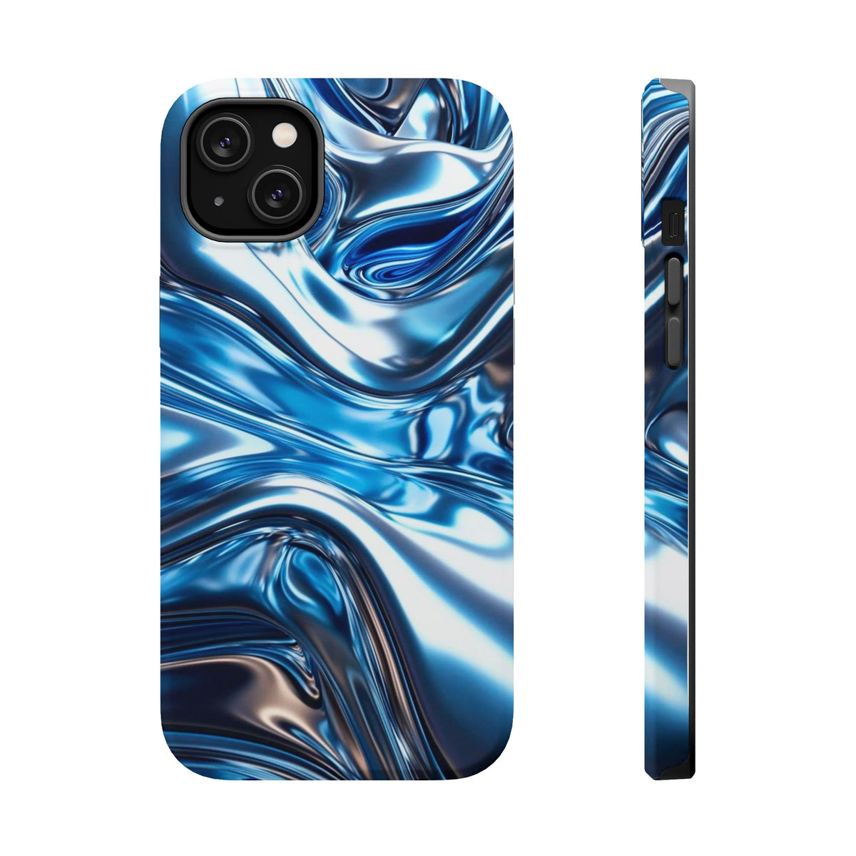 Blue holographic case