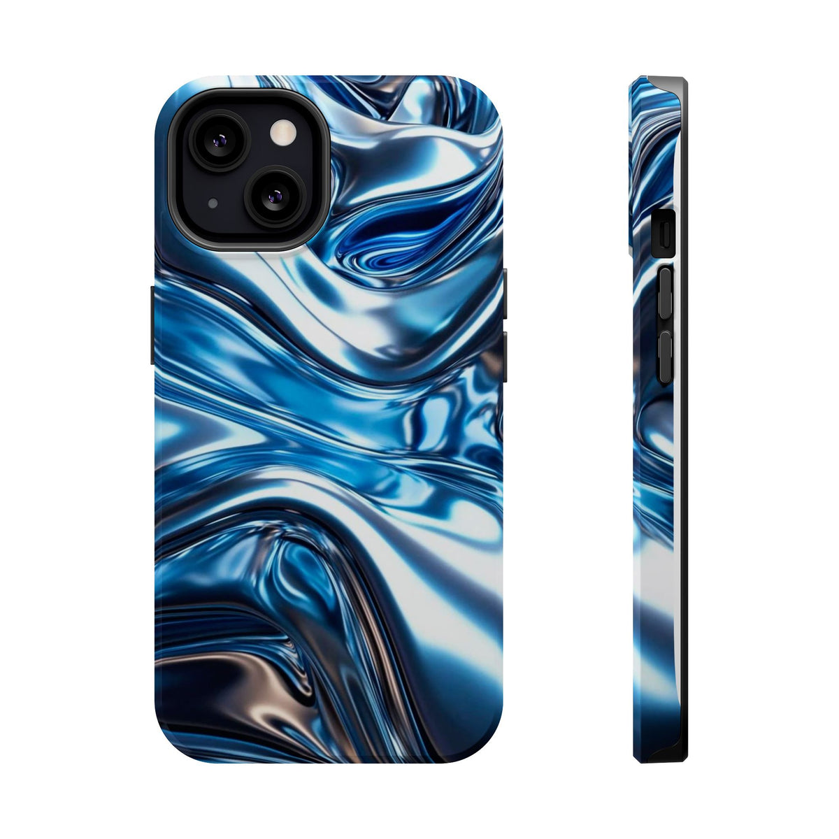 Blue holographic case