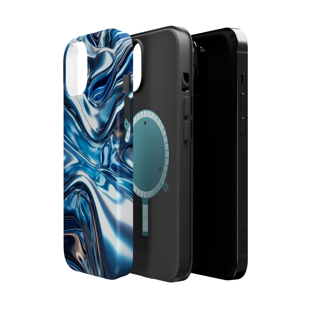 Blue holographic case