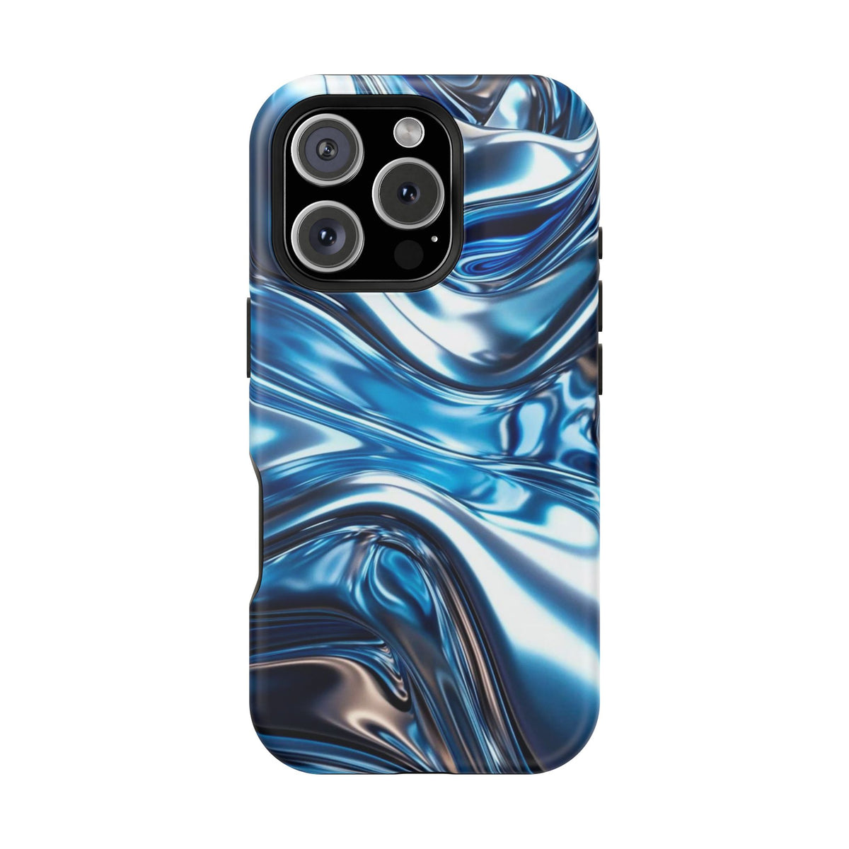 Blue holographic case