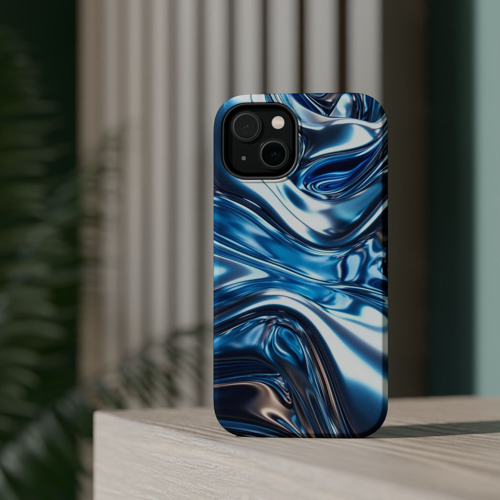 Blue holographic case
